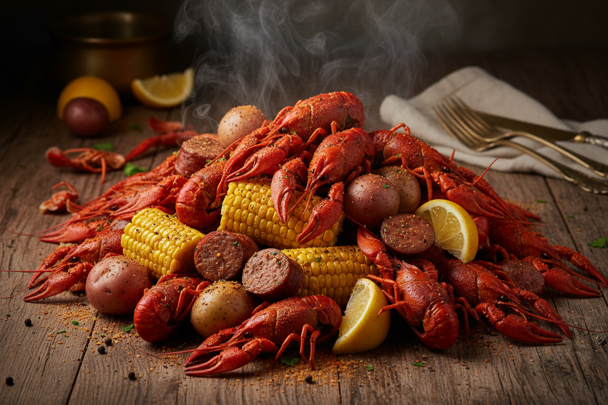 Cajun Crawfish Boil