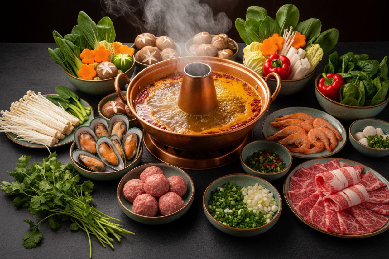Mussels on the Half Shell Hot Pot