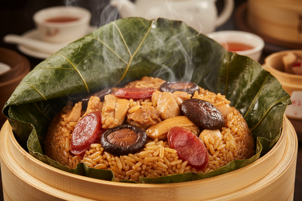 🍚 Frozen Dim Sum: Lotus Leaf Sticky Rice
